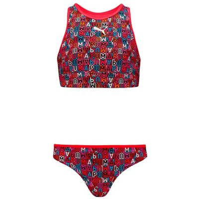 701231517 PUMA Swim Girls Printed Bikini zestaw 1 szt, wielokolorowy, 164 cm 701231517 PUMA Swim Girls Printed Bikini zestaw 1 szt, wielokolorowy, 164 cm