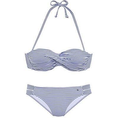 86849926 s.Oliver Damski zestaw bikini, Jasnoniebiesko-białe paski, 36 / C 86849926 s.Oliver Damski zestaw bikini, Jasnoniebiesko-białe paski, 36 / C