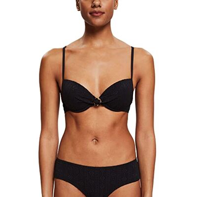 022EF1A318 ESPRIT Damskie bikini Shelly Beach Push Up, czarny, 36/C 022EF1A318 ESPRIT Damskie bikini Shelly Beach Push Up, czarny, 36/C
