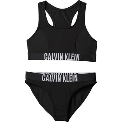 KY0KY00091 CK JEANS BRALETTE BIKINI SET Bralette, czarny (Pvh Black), 8-10, Czarny (Pvh czarny), 8-10 Lat KY0KY00091 CK JEANS BRALETTE BIKINI SET Bralette, czarny (Pvh Black), 8-10, Czarny (Pvh czarny), 8-10 Lat