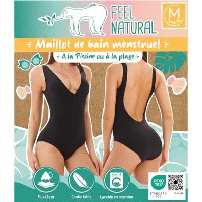 Feel Natural Menstruacyjny strój kąpielowy, 1-częściowy, rozmiar XXL, Feel Natural Menstruacyjny strój kąpielowy, 1-częściowy, rozmiar XXL,