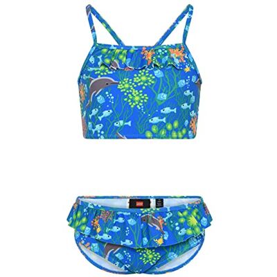 11010653 LEGO Dziewczęcy zestaw bikini UPF 50+ Sonnenschutz LWAda 302, 557 niebieski, 92 11010653 LEGO Dziewczęcy zestaw bikini UPF 50+ Sonnenschutz LWAda 302, 557 niebieski, 92