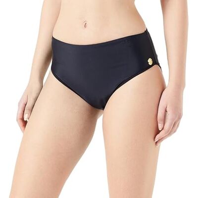 TAHITI Haute pression damskie majtki kąpielowe z wysokim menstruacyjnym pończochami bikini, czarny, 40-48 TAHITI Haute pression damskie majtki kąpielowe z wysokim menstruacyjnym pończochami bikini, czarny, 40-48