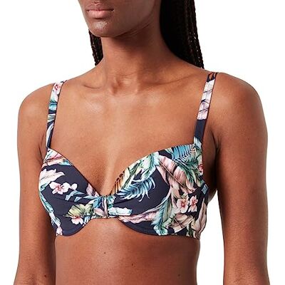 992EF1A322 ESPRIT Damski biustonosz Malibu Beach RCS Pad.Bra Bikini, Granatowy 3, 70B 992EF1A322 ESPRIT Damski biustonosz Malibu Beach RCS Pad.Bra Bikini, Granatowy 3, 70B