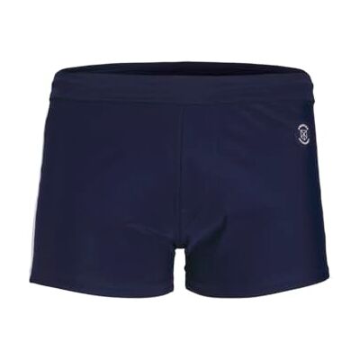 12255131 JACK & JONES Męskie szorty kąpielowe Jjpremium France Qb, Marynarka granatowa, S 12255131 JACK & JONES Męskie szorty kąpielowe Jjpremium France Qb, Marynarka granatowa, S