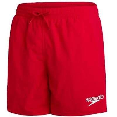 812433 Speedo Męskie szorty kąpielowe 40 cm szybkoschnące wygodne dopasowanie klasyczny styl talia ze sznurkiem, Fed Red, XXL 812433 Speedo Męskie szorty kąpielowe 40 cm szybkoschnące wygodne dopasowanie klasyczny styl talia ze sznurkiem, Fed Red, XXL