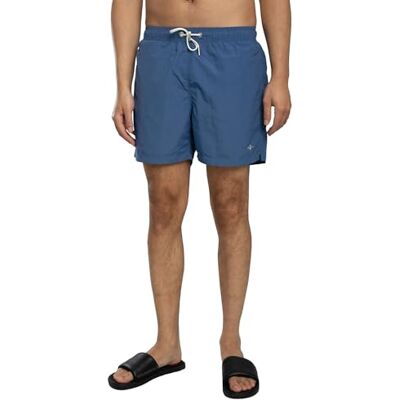 920026000 GANT Męski Spodenki Kąpielowe Z Logo, Vintage Blue, S 920026000 GANT Męski Spodenki Kąpielowe Z Logo, Vintage Blue, S