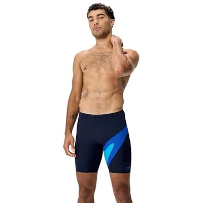 8-A0001530 Speedo Męski Hyperboom Swim Jammer, granatowy, 34 8-A0001530 Speedo Męski Hyperboom Swim Jammer, granatowy, 34
