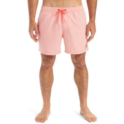 EQYJV04101-mkz0 Quiksilver Everyday Deluxe Volley 38 cm Szorty kąpielowe dla mężczyzn, Ognisty koral, M EQYJV04101-mkz0 Quiksilver Everyday Deluxe Volley 38 cm Szorty kąpielowe dla mężczyzn, Ognisty koral, M
