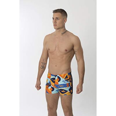 1-405673237 Manta pływacki męskie kreskówkowe szorty kąpielowe (26 cm) (26 cm) Orange-blue-red 38 1-405673237 Manta pływacki męskie kreskówkowe szorty kąpielowe (26 cm) (26 cm) Orange-blue-red 38