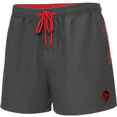 LA-LA40-199-SWS Ladeheid Męskie Kąpielówki Spodenki kąpielowe Szorty Plażowe LA40-199 (Grafit, 3XL) LA-LA40-199-SWS Ladeheid Męskie Kąpielówki Spodenki kąpielowe Szorty Plażowe LA40-199 (Grafit, 3XL)