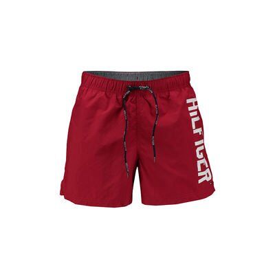 0P87893704-946 Tommy Hilfiger Męskie szorty kąpielowe z logo, Czerwony (Chili Pepper-Pt 946), XXL 0P87893704-946 Tommy Hilfiger Męskie szorty kąpielowe z logo, Czerwony (Chili Pepper-Pt 946), XXL