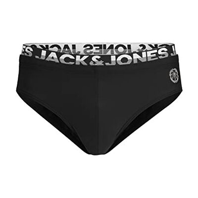 12228651 JACK & JONES Męskie spodenki kąpielowe JPSTIBIZA Swim Trunks DB od Men's, czarne, S, czarny, S 12228651 JACK & JONES Męskie spodenki kąpielowe JPSTIBIZA Swim Trunks DB od Men's, czarne, S, czarny, S