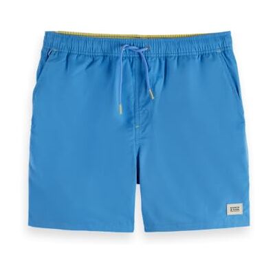 180379 Scotch & Soda Męskie szorty kąpielowe Solid Mid-Length Board, niebieski (Aqua Blue), XXL 180379 Scotch & Soda Męskie szorty kąpielowe Solid Mid-Length Board, niebieski (Aqua Blue), XXL