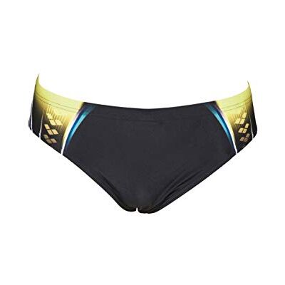 001292 arena Męskie kąpielówki Slip One Placed Print (ochrona przed promieniowaniem UV, sznurek do intensywnego pływania, odporne na chlor) 001292 arena Męskie kąpielówki Slip One Placed Print (ochrona przed promieniowaniem UV, sznurek do intensywnego pływania, odporne na chlor)