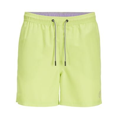 12225961 JACK & JONES Jpstfiji Jjswim Solid Ly Sn szorty męskie, Dzika limonka/szczegóły: jednolity, S 12225961 JACK & JONES Jpstfiji Jjswim Solid Ly Sn szorty męskie, Dzika limonka/szczegóły: jednolity, S