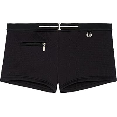 111636 JANSON Bokserki kąpielowe Harold Swim Trunks, czarny tłoczony, XL męski, Czarne tłoczone, XL 111636 JANSON Bokserki kąpielowe Harold Swim Trunks, czarny tłoczony, XL męski, Czarne tłoczone, XL