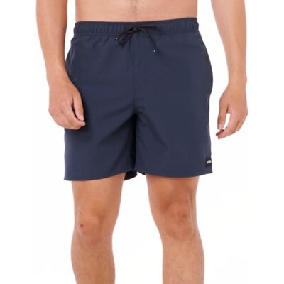 0DUMBO Rip Curl Męskie spodenki kąpielowe z elastyczną talią 40 cm z szybkim wysychaniem stretchem i kieszeniami, granatowe, S 0DUMBO Rip Curl Męskie spodenki kąpielowe z elastyczną talią 40 cm z szybkim wysychaniem stretchem i kieszeniami, granatowe, S