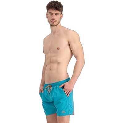 196930-576 Alpha Industries Basic Swim Short Męskie spodenki kąpielowe Blue Lagoon 196930-576 Alpha Industries Basic Swim Short Męskie spodenki kąpielowe Blue Lagoon
