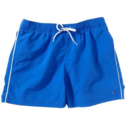 Tommy Hilfiger Męskie kąpielówki 0P87801804 / SOLID Basic Trunk, Niebieski (Cyber Blue), 50 Tommy Hilfiger Męskie kąpielówki 0P87801804 / SOLID Basic Trunk, Niebieski (Cyber Blue), 50
