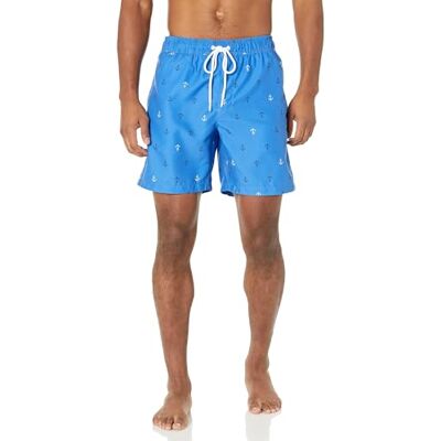 AE1671278-Anch-X-Large Amazon Essentials Men's Szybkoschnące kąpielówki 18 cm, Niebieski Nadruk kotwica, XL AE1671278-Anch-X-Large Amazon Essentials Men's Szybkoschnące kąpielówki 18 cm, Niebieski Nadruk kotwica, XL