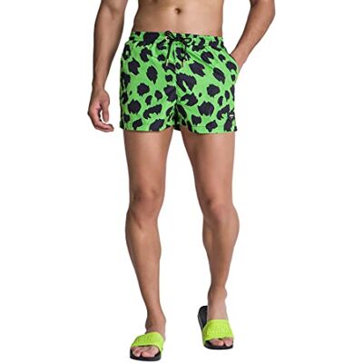 GKM002883 Gianni Kavanagh Męskie szorty kąpielowe w kolorze neonowo-zielonym, rozmiar XXL GKM002883 Gianni Kavanagh Męskie szorty kąpielowe w kolorze neonowo-zielonym, rozmiar XXL