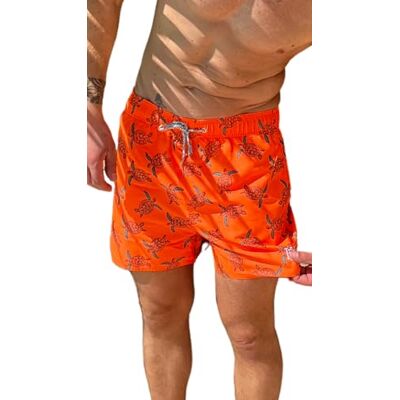 BBE104 Haute Pression Pieluszka kąpielowa Chłopcy Boardshort Garçon Uni Orange Fluo Imprimé Tortue BBE104 Haute Pression Pieluszka kąpielowa Chłopcy Boardshort Garçon Uni Orange Fluo Imprimé Tortue