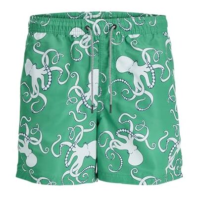 12258293 JACK&JONES PLUS JPSTFIJI JJSWIM AOP SS24 LY PLS, Green Bee, 46 12258293 JACK&JONES PLUS JPSTFIJI JJSWIM AOP SS24 LY PLS, Green Bee, 46
