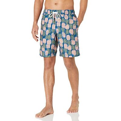 S17AE60007-PNPLE-X-Large Amazon Essentials Męskie 23 cm szybkoschnące kąpielówki, granatowy brzoskwiniowy ananas nadruk, XL S17AE60007-PNPLE-X-Large Amazon Essentials Męskie 23 cm szybkoschnące kąpielówki, granatowy brzoskwiniowy ananas nadruk, XL