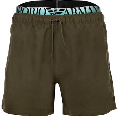 EM000686 EMPORIO ARMANI Bokserki kąpielowe, oliwkowe, XXL męskie EM000686 EMPORIO ARMANI Bokserki kąpielowe, oliwkowe, XXL męskie