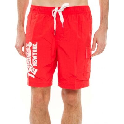 Tommy Jeans Męskie szorty kąpielowe, Czerwony (218 Bittersweet-Pt), 54 (XX-Large) Tommy Jeans Męskie szorty kąpielowe, Czerwony (218 Bittersweet-Pt), 54 (XX-Large)