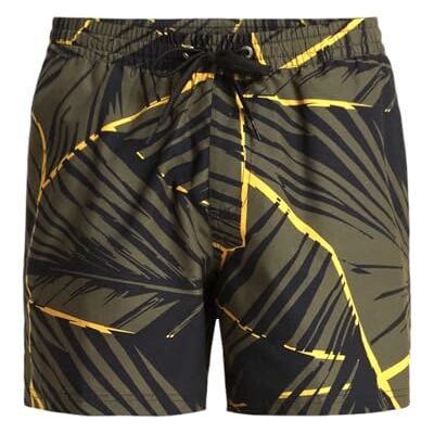 EQYJV04219-cre6 Quiksilver Szorty kąpielowe na co dzień z nadrukiem Volley 15 męskie brązowe EQYJV04219-cre6 Quiksilver Szorty kąpielowe na co dzień z nadrukiem Volley 15 męskie brązowe