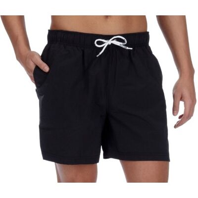 Tommy Hilfiger SOLID SWIM TRUNK 0P51115688 męska moda kąpielowa/szorty kąpielowe, Czarny (Flag Black), 48 Tommy Hilfiger SOLID SWIM TRUNK 0P51115688 męska moda kąpielowa/szorty kąpielowe, Czarny (Flag Black), 48