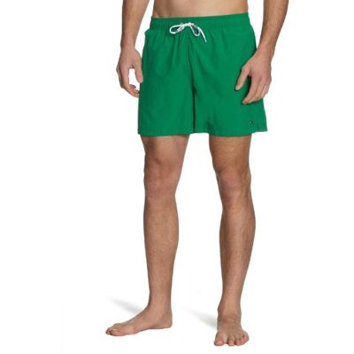 Tommy Hilfiger Męskie szorty kąpielowe 0P81116067, zielony (Warhol Green), 48 Tommy Hilfiger Męskie szorty kąpielowe 0P81116067, zielony (Warhol Green), 48