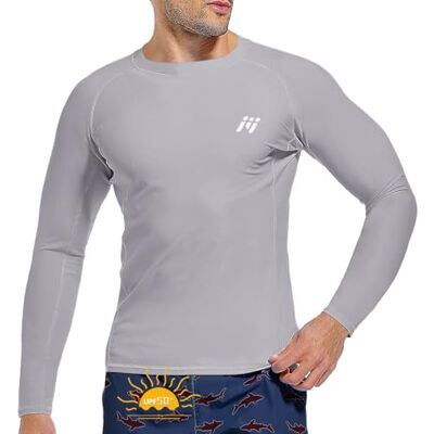 Rashguard Homme MEETWEE Męska kamizelka Rash Guard Męska koszulka z długim rękawem/krótkim rękawem chroniąca przed promieniowaniem UV UPF 50 Szybkoschnąca do pływania Surfing Sporty wodne Rashguard Homme MEETWEE Męska kamizelka Rash Guard Męska koszulka z długim rękawem/krótkim rękawem chroniąca przed promieniowaniem UV UPF 50 Szybkoschnąca do pływania Surfing Sporty wodne