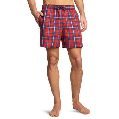 Tommy Hilfiger Męskie szorty kąpielowe, Czerwony (026 Formula One), 52 Tommy Hilfiger Męskie szorty kąpielowe, Czerwony (026 Formula One), 52