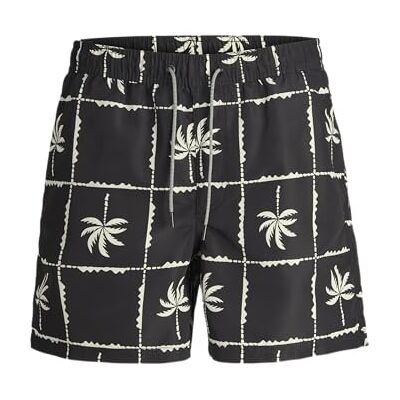 12257079-4556001 JACK&JONES PLUS JPSTFIJI JJSWIM OCEANDAY SS24 LY PLS, czarny, 44 12257079-4556001 JACK&JONES PLUS JPSTFIJI JJSWIM OCEANDAY SS24 LY PLS, czarny, 44