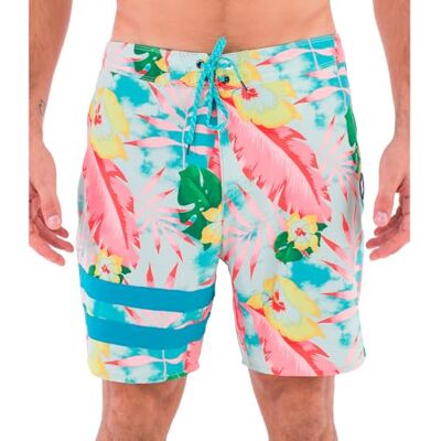 MBS0011590-H3014 Boardshort Męskie Phantom-Eco Block Party 18', Seahaze, 40 MBS0011590-H3014 Boardshort Męskie Phantom-Eco Block Party 18', Seahaze, 40