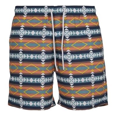 TB3531 Urban Classics Męskie kąpielówki Inka Swim Shorts, szorty kąpielowe ze wzorem Inka dla mężczyzn, rozmiary S XXL, biały, S TB3531 Urban Classics Męskie kąpielówki Inka Swim Shorts, szorty kąpielowe ze wzorem Inka dla mężczyzn, rozmiary S XXL, biały, S