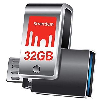 Strontium SR32GSLOTG1Z 32 GB Nitro Plus OTG Stick i USB 3.0 bardzo szybki z prędkością 130 Mbps Strontium SR32GSLOTG1Z 32 GB Nitro Plus OTG Stick i USB 3.0 bardzo szybki z prędkością 130 Mbps