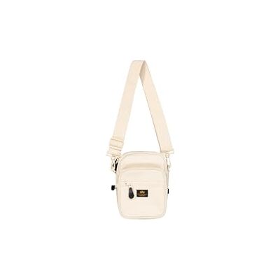 156941 Alpha Industries Uniseks Label Messenger Small 1L Torba Vintage White 156941 Alpha Industries Uniseks Label Messenger Small 1L Torba Vintage White