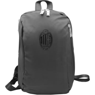 143459 MILAN Ac Milan , torba podróżna na jedno ramię/plecak unisex dla dorosłych, średni, czarne, M 143459 MILAN Ac Milan , torba podróżna na jedno ramię/plecak unisex dla dorosłych, średni, czarne, M