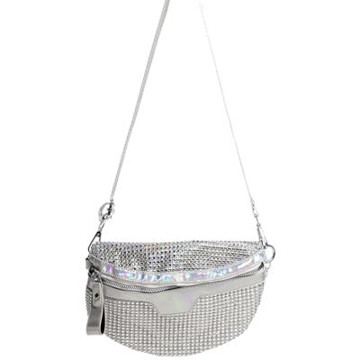 WILBERS & WILBERS torebka crossbody z brokatem Torebka z kryształkami, dodatek na festiwal, karnawał, dyskotekę, strój w stylu lat 80. WILBERS & WILBERS torebka crossbody z brokatem Torebka z kryształkami, dodatek na festiwal, karnawał, dyskotekę, strój w stylu lat 80.