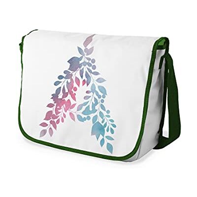 TRGCSB108789-H Le Jardin du Lin Torby szkolne z cyfrowym nadrukiem z paskiem khaki dla dziewcząt i chłopców, powrót do szkoły, torby kurierskie dla uczniów, torby na ramię, wymiary: 29 x 36 cm, wielokolorowy, TRGCSB108789-H Le Jardin du Lin Torby szkolne z cyfrowym nadrukiem z paskiem khaki dla dziewcząt i chłopców, powrót do szkoły, torby kurierskie dla uczniów, torby na ramię, wymiary: 29 x 36 cm, wielokolorowy,
