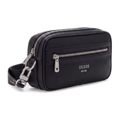 HMBEPOP6450BLA GuessMen'sBERLIN torba na aparat crossbodyczarna/U HMBEPOP6450BLA GuessMen'sBERLIN torba na aparat crossbodyczarna/U