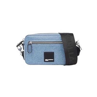A1W30326 Karl Lagerfeld Jeans, Damska, Torba Na Aparat Z Logo Box Denim, A1W30326 Karl Lagerfeld Jeans, Damska, Torba Na Aparat Z Logo Box Denim,
