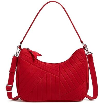 38693-I95 Vera Bradley Damska bawełniana torebka crossbody Frannie Crescent, One Size 38693-I95 Vera Bradley Damska bawełniana torebka crossbody Frannie Crescent, One Size