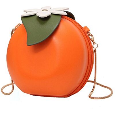 10453839 MILATA Owoc pomarańczowy kształt kobiety skóra PU kopertówka torebka crossbody torba 10453839 MILATA Owoc pomarańczowy kształt kobiety skóra PU kopertówka torebka crossbody torba