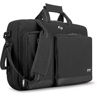 UBN310-4 Solo New York Duane Hybrid Teczka na laptopa, czarna, Czarny, Rozmiar Uniwersalny UBN310-4 Solo New York Duane Hybrid Teczka na laptopa, czarna, Czarny, Rozmiar Uniwersalny