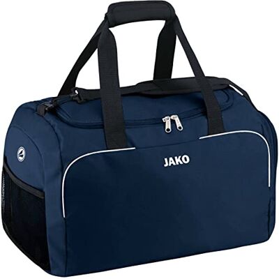68189 JAKO Classico Bambini męska torba sportowa, mała torba sportowa z kieszenią wewnętrzną, przestronną komorą główną z 2-kierunkowym zamkiem błyskawicznym i kieszenią z siatki, morski, 3 (Senior), torba 68189 JAKO Classico Bambini męska torba sportowa, mała torba sportowa z kieszenią wewnętrzną, przestronną komorą główną z 2-kierunkowym zamkiem błyskawicznym i kieszenią z siatki, morski, 3 (Senior), torba